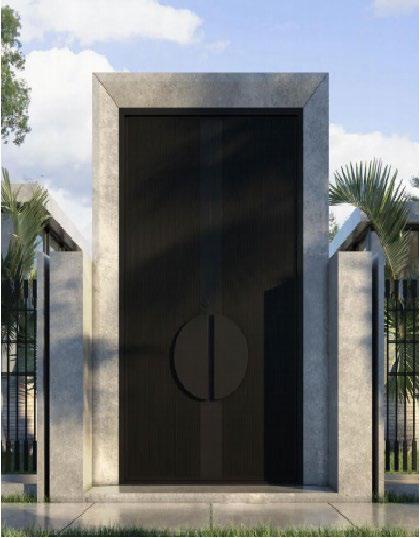 Pivot Door – PY-016 – Contemporary Pivot Wood Design