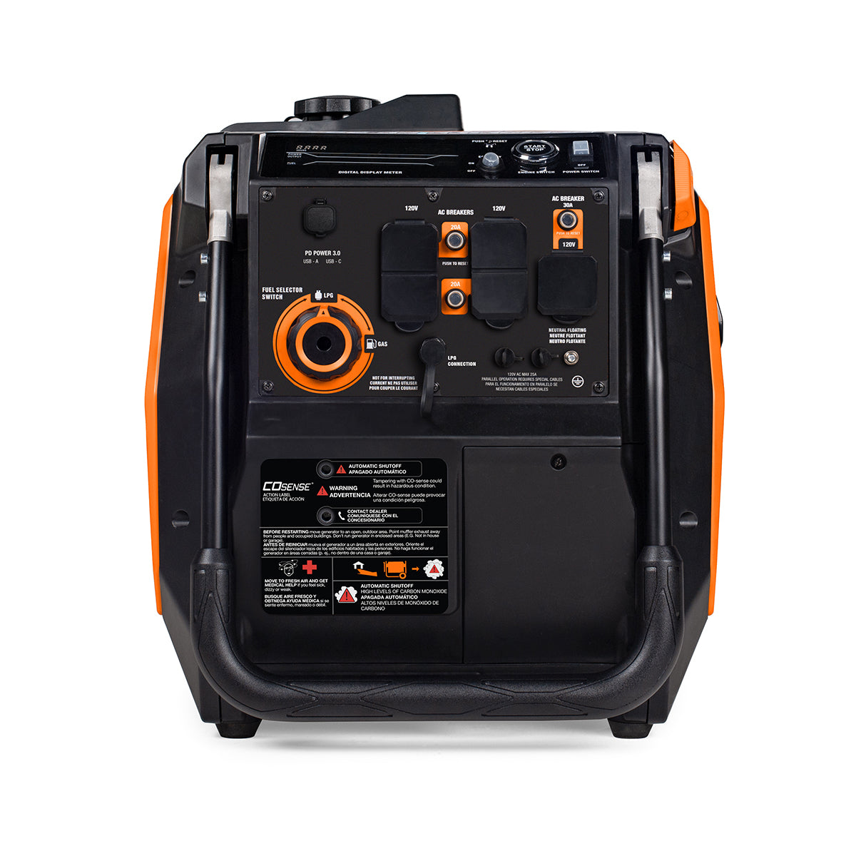 Generac iQ5200 | Dual Fuel Portable Inverter Generator, 49ST