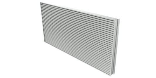 ESR stationary aluminum louver system