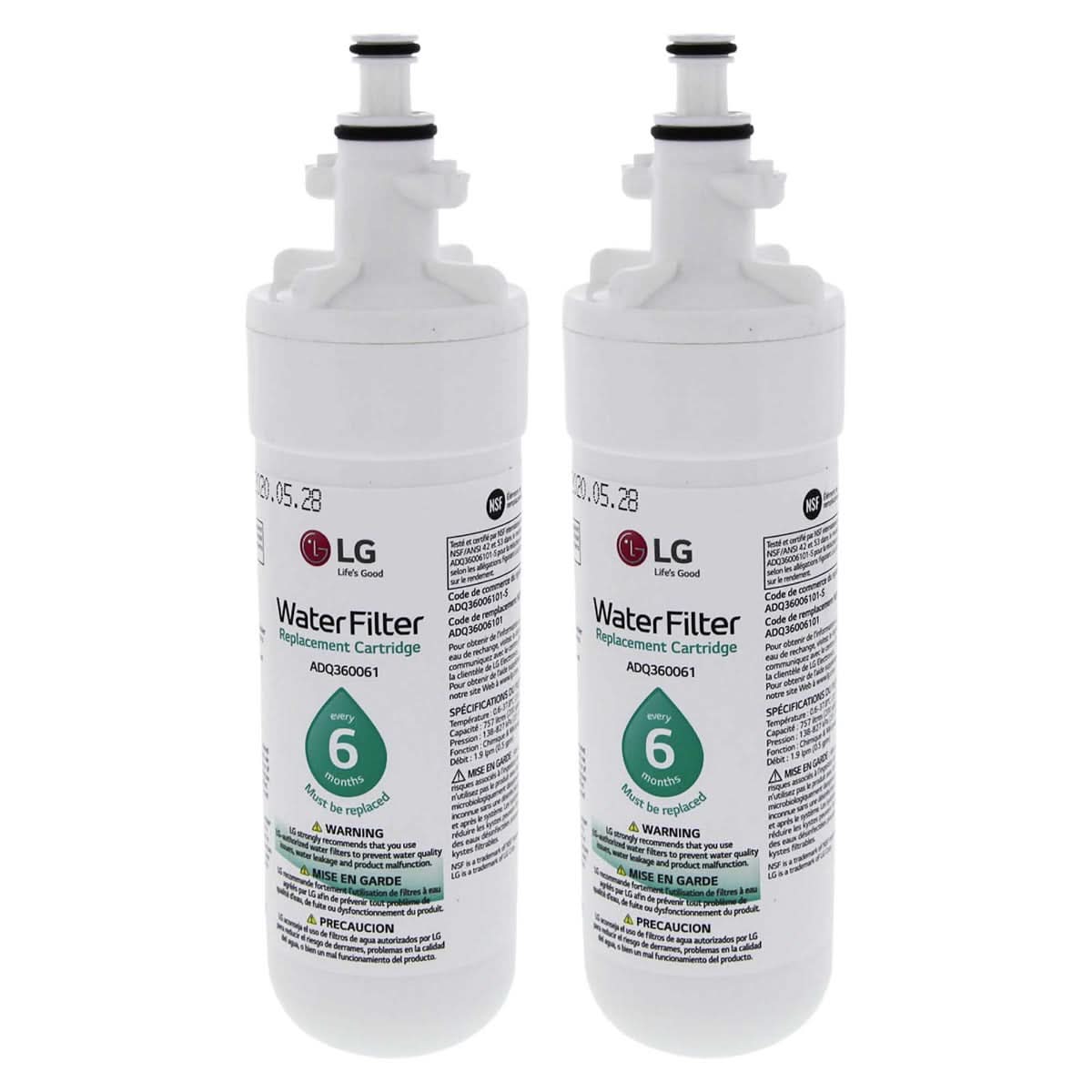 LG LT700P Refrigerator Water Filter ADQ36006101