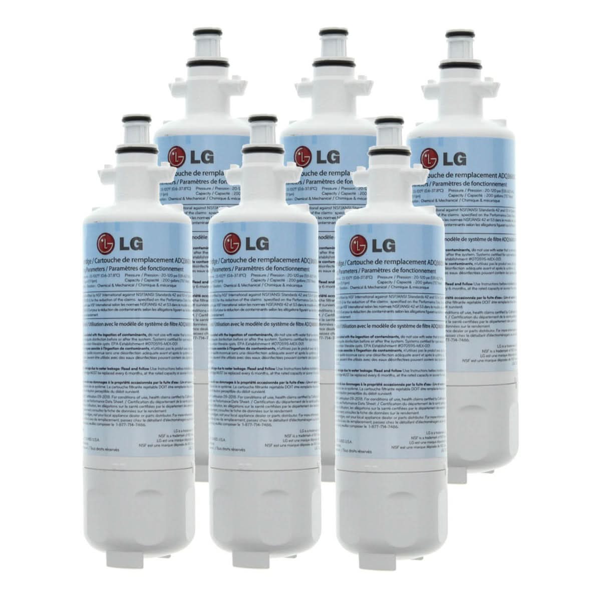 LG LT700P Refrigerator Water Filter ADQ36006101