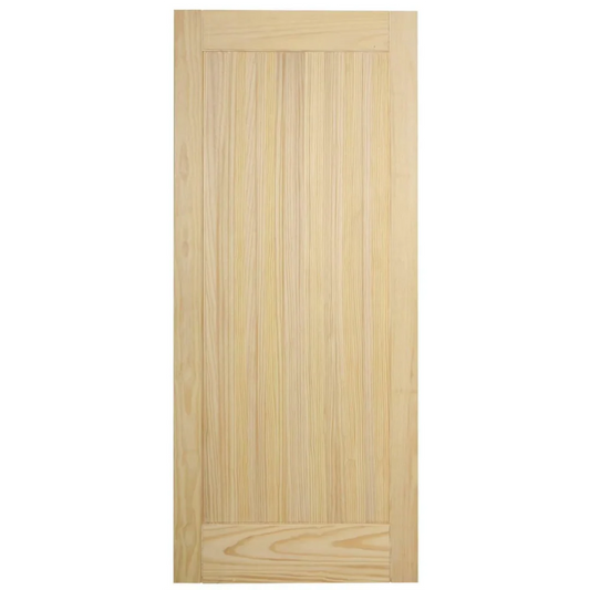 36" One Panel Clear Pine Interior Barn Door