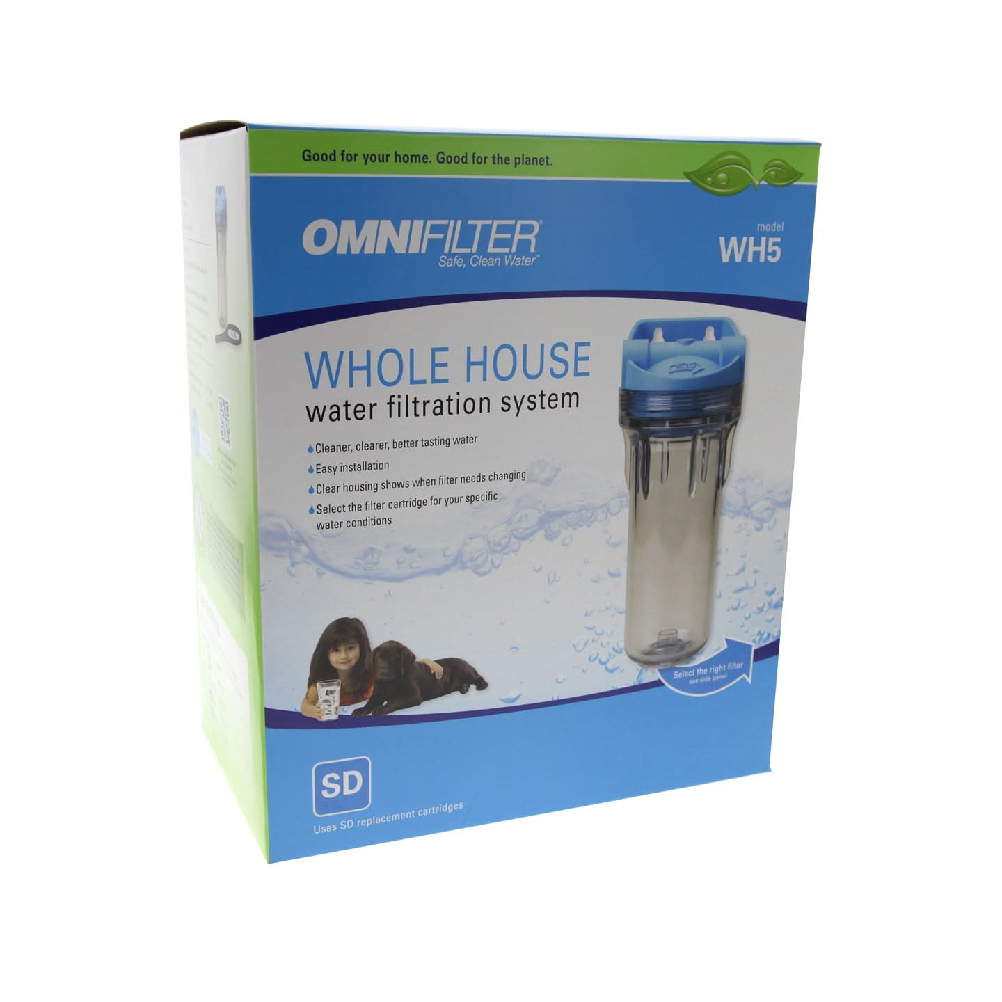 OmniFilter OB5-S-05 Whole House Filter System, 3/4"