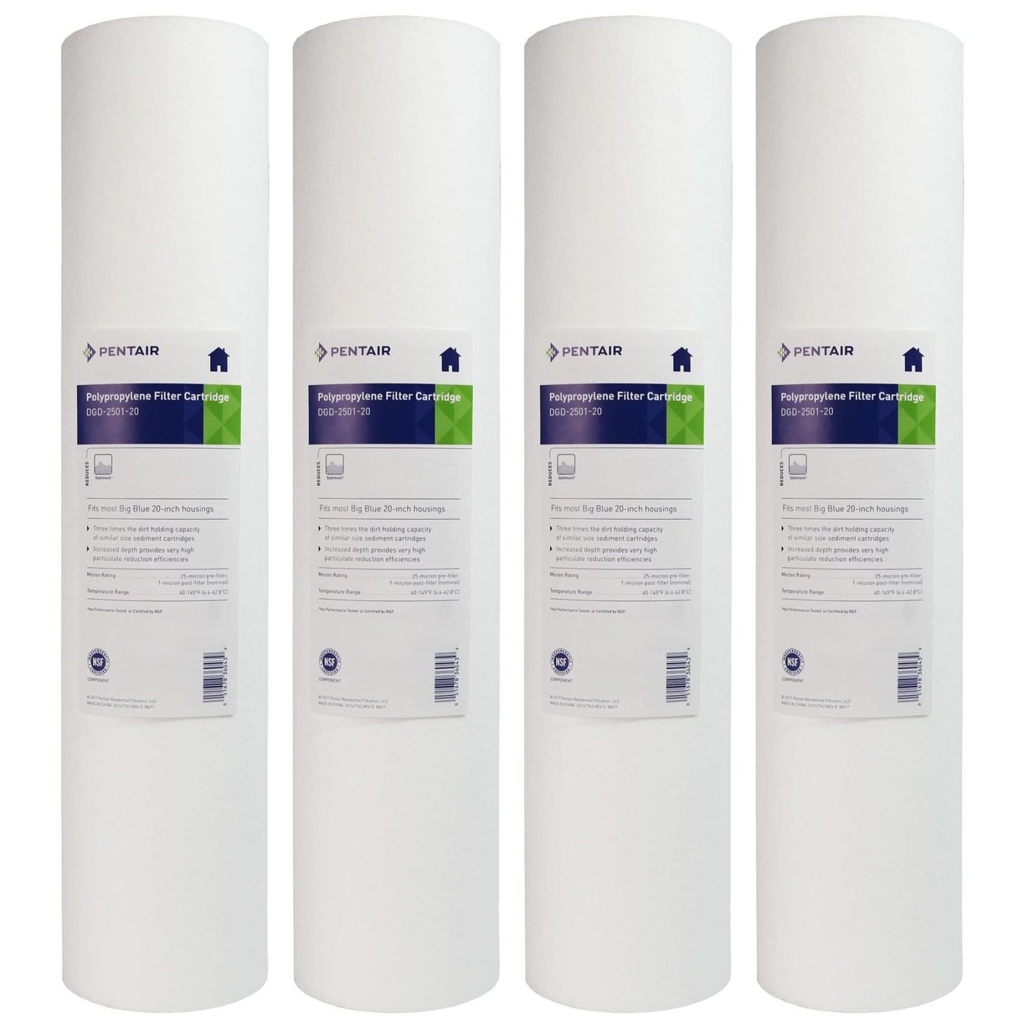Pentek DGD-2501-20 Sediment Water Filters (20-inch x 4.5-inch)