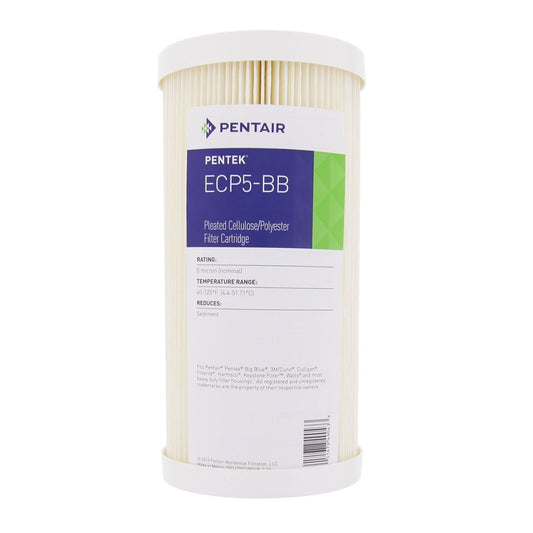 Pentek ECP5-BB Pleated Sediment Water Filter (9-3/4-inch x 4-1/2-inch)