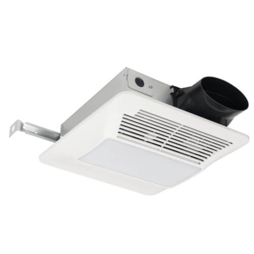 bathfan Simple 80L Quiet Bath Exhaust Fan w. LED Light, 4" Duct - 80 CFM ( bathfan Simple 80L Quiet Bath Exhaust Fan w. LED Light, 4" Duct - 80 CFM )