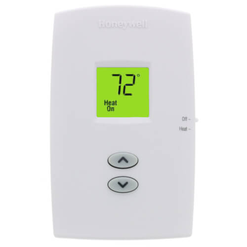 PRO 1000 Non-Programmable, Heat Only, Vertical Thermostat, TH1100DV1000 ( PRO 1000 Non-Programmable, Heat Only, Vertical Thermostat, TH1100DV1000 )