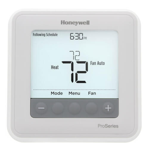 T6 Pro Programmable Thermostat, 2H/1C Heat Pump, 2H/2C Conventional, TH6220U2000 ( T6 Pro Programmable Thermostat, 2H/1C Heat Pump, 2H/2C Conventional, TH6220U2000 )