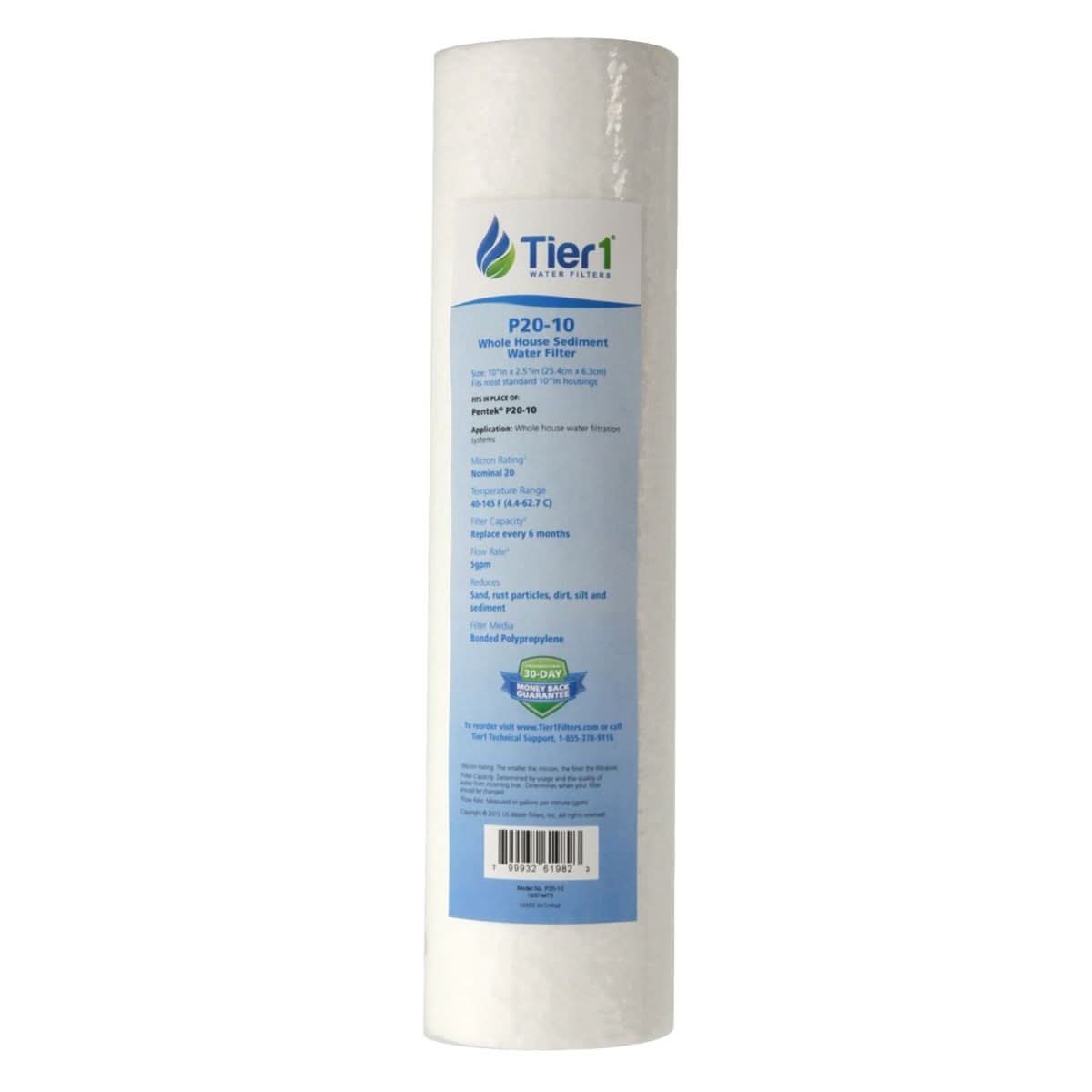 Tier1 10" x 2.5" Sediment Filter (20 Micron)
