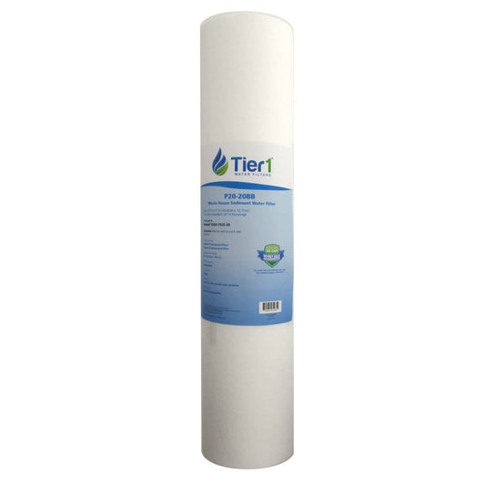 Tier1 20" x 4.5" Polypropylene Sediment Filter, 20 Micron