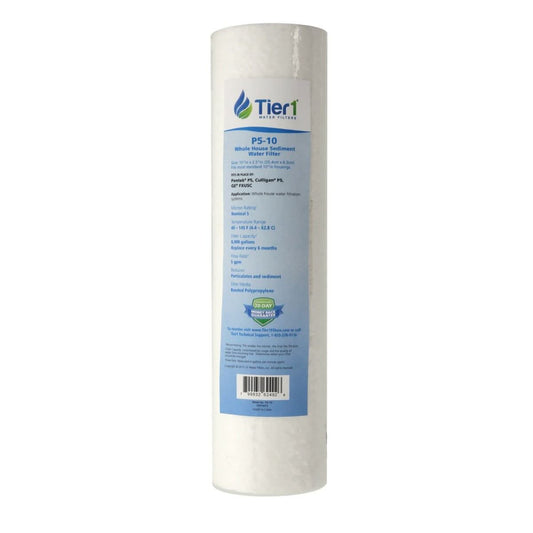 Tier1 10" x 2.5" Polypropylene Sediment Filter, 5 Micron