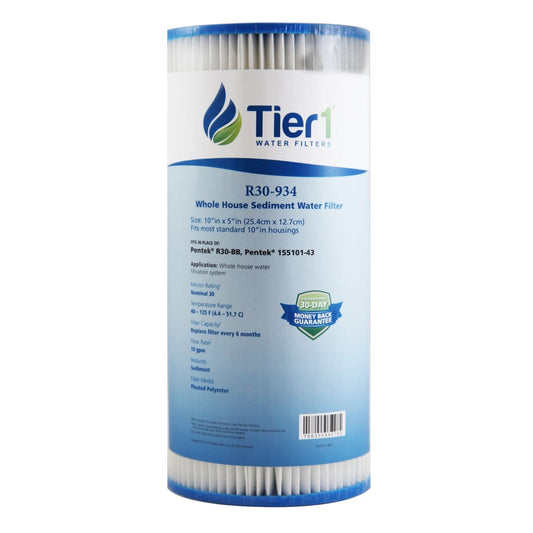Tier1 10" x 4.5" Polypropylene Filter, 30 Micron