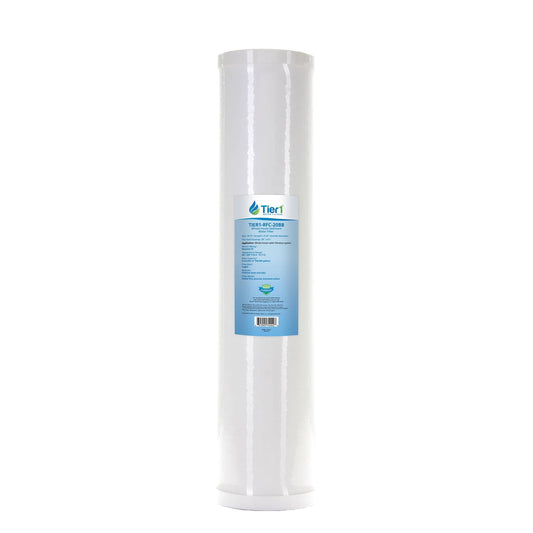 Tier1 20" x 4.5" Granular Activated Carbon Filter, 25 Micron