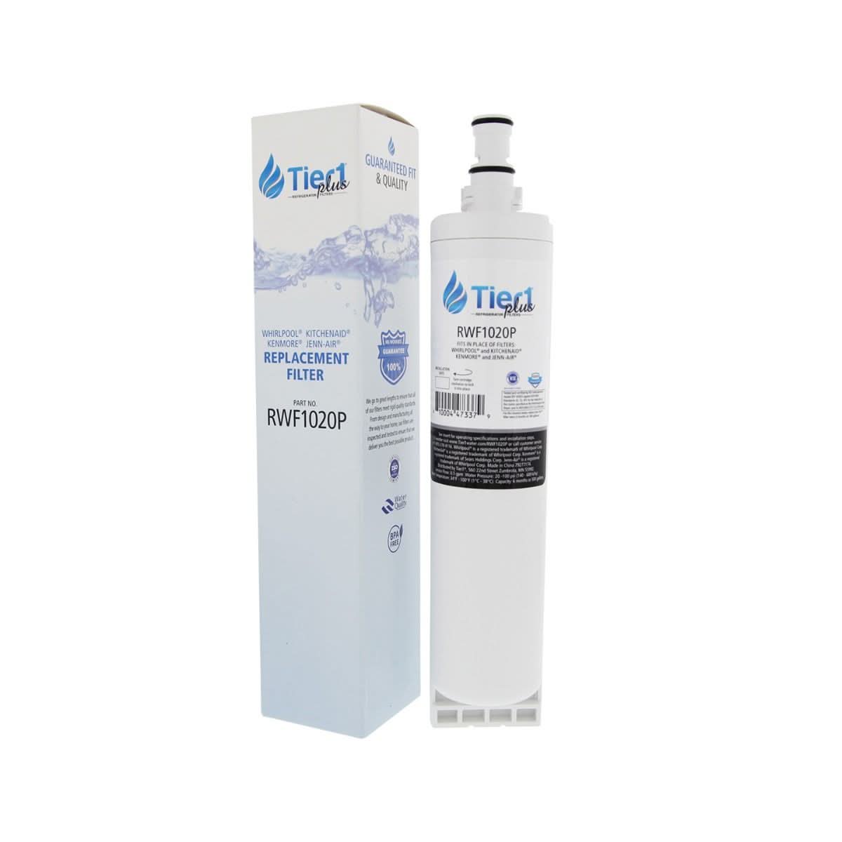 Tier1 Plus EveryDrop EDR5RXD1 Whirlpool 4396508/4396510 Comparable Lead And Mercury Reducing Refrigerator Water Filter