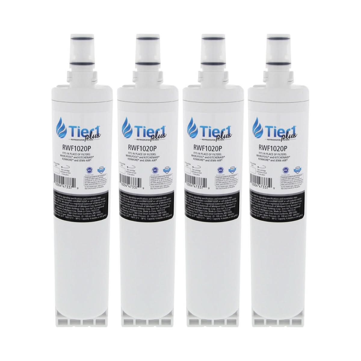 Tier1 Plus EveryDrop EDR5RXD1 Whirlpool 4396508/4396510 Comparable Lead And Mercury Reducing Refrigerator Water Filter