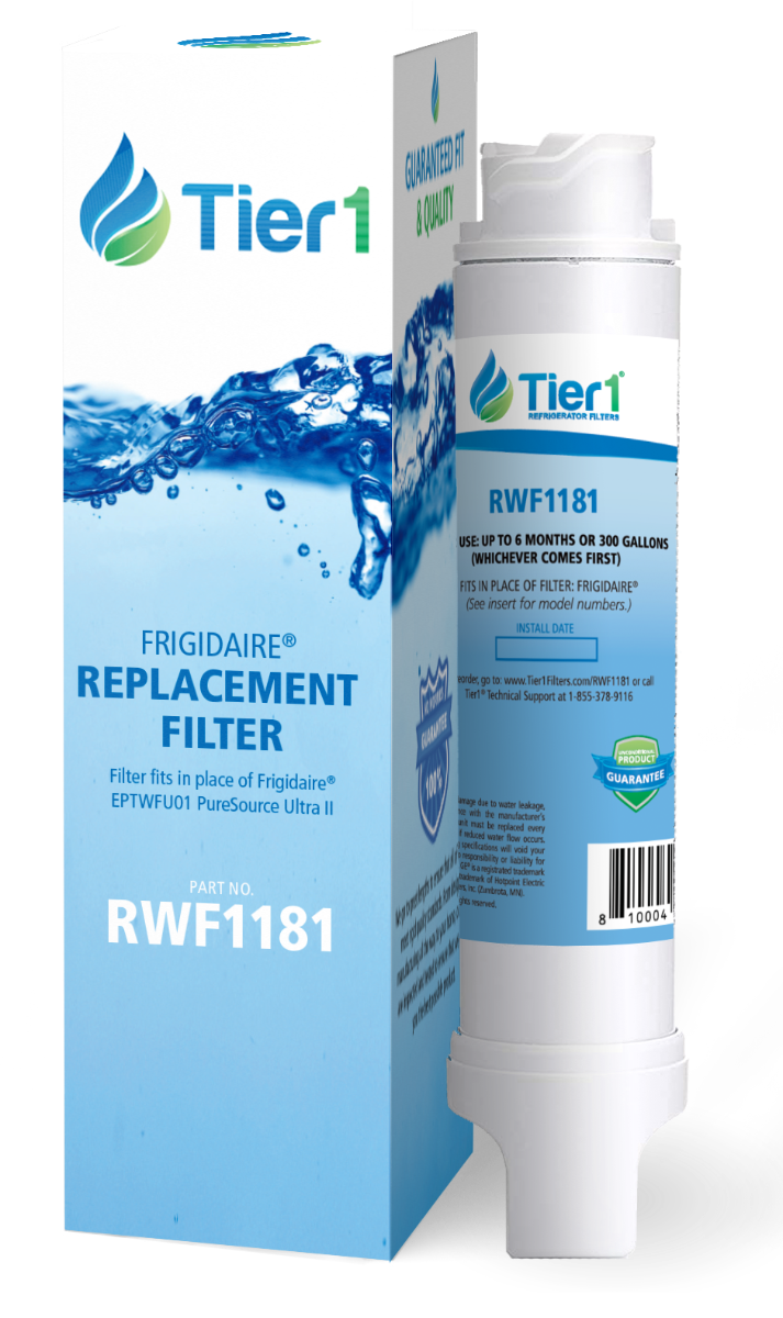 Frigidaire EPTWFU01 Comparable RWF1181 Refrigerator Water Filter by Tier1