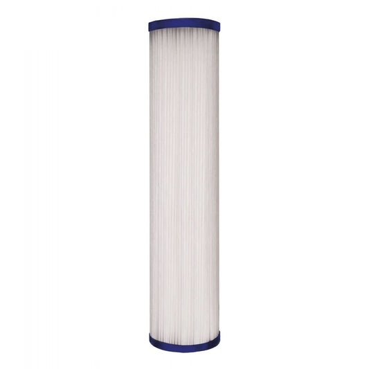 Tier1 10" x 2.5" Pleated Sediment Water Filter, 30 Micron