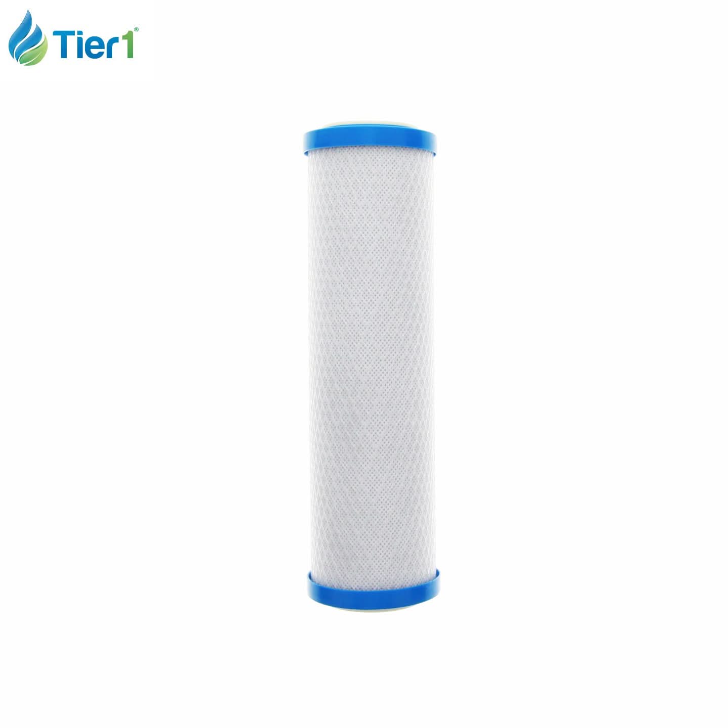 Tier1 10" x 2.5" Carbon Block Filter, 0.5 Micron
