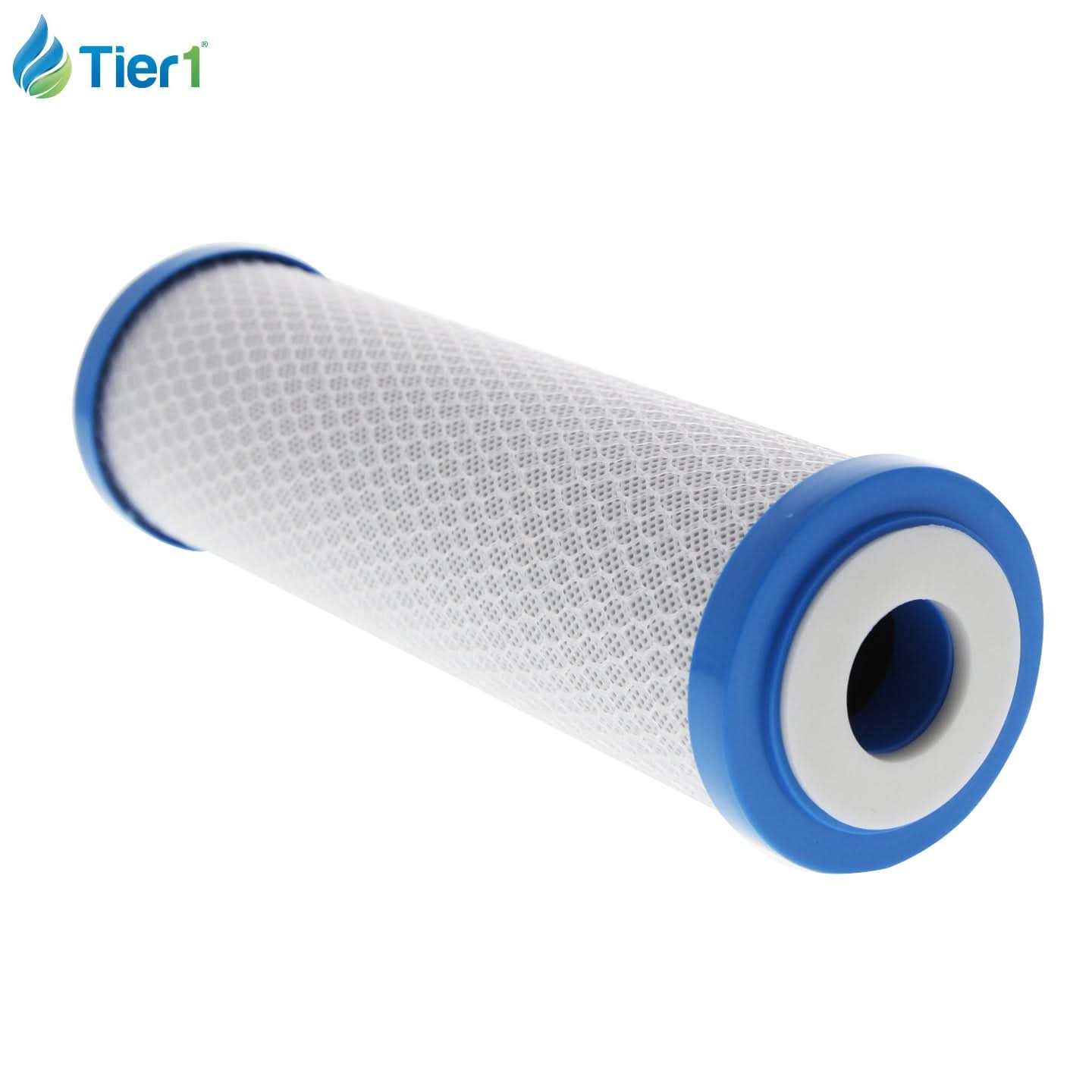 Tier1 10" x 2.5" Carbon Block Filter, 0.5 Micron