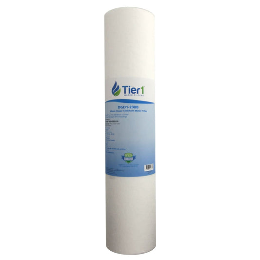 Tier1 20" x 4.5" Spun Wound Polypropylene Filter, 1 Micron