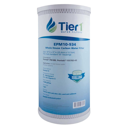 Tier1 10" x 4.5" Carbon Block Filter (10 Micron)