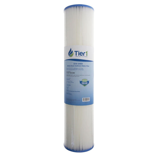 Tier1 20" x 4.5" Pleated Polyester Filter, 30 Micron