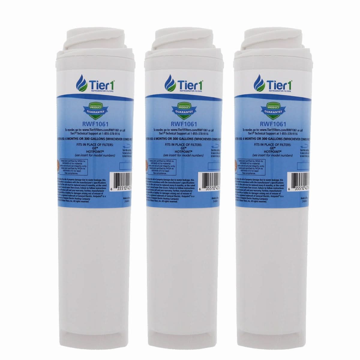 Tier1 GE GSWF SmartWater Refrigerator Water Filter Replacement Comparable