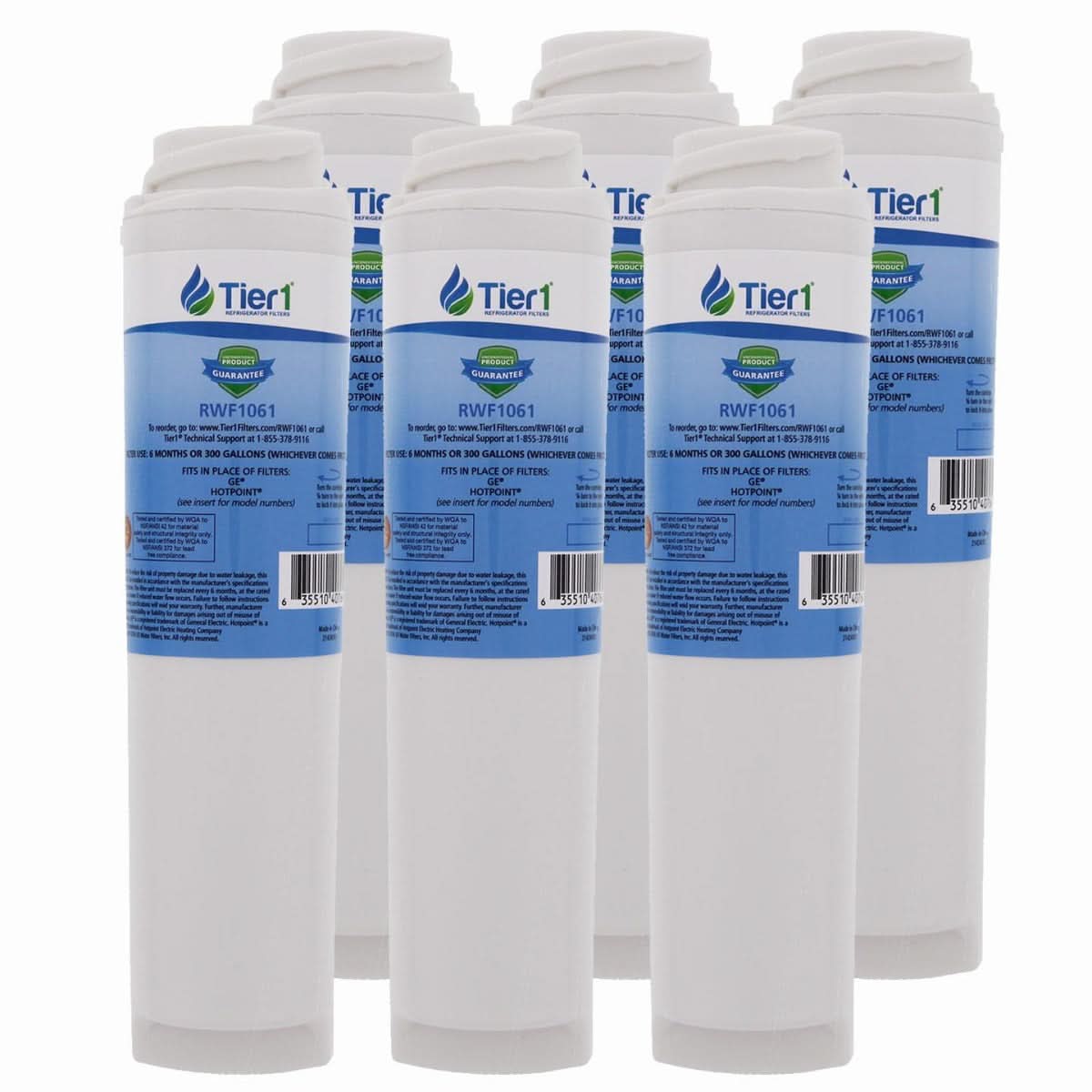 Tier1 GE GSWF SmartWater Refrigerator Water Filter Replacement Comparable