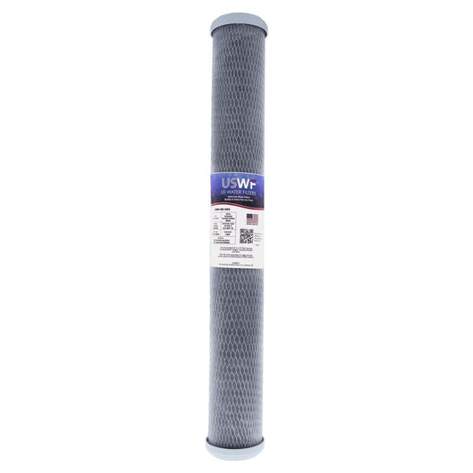 USWF 5 Micron Coconut Carbon Block Filter 20"x2.5"