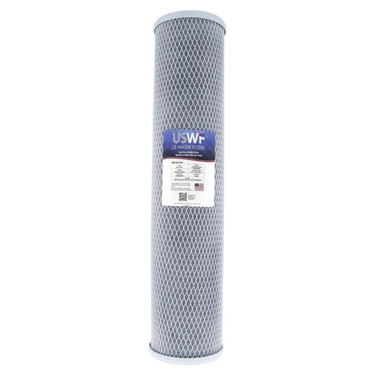 USWF 5 Micron Coconut Carbon Block Filter, 20" x 4.5"