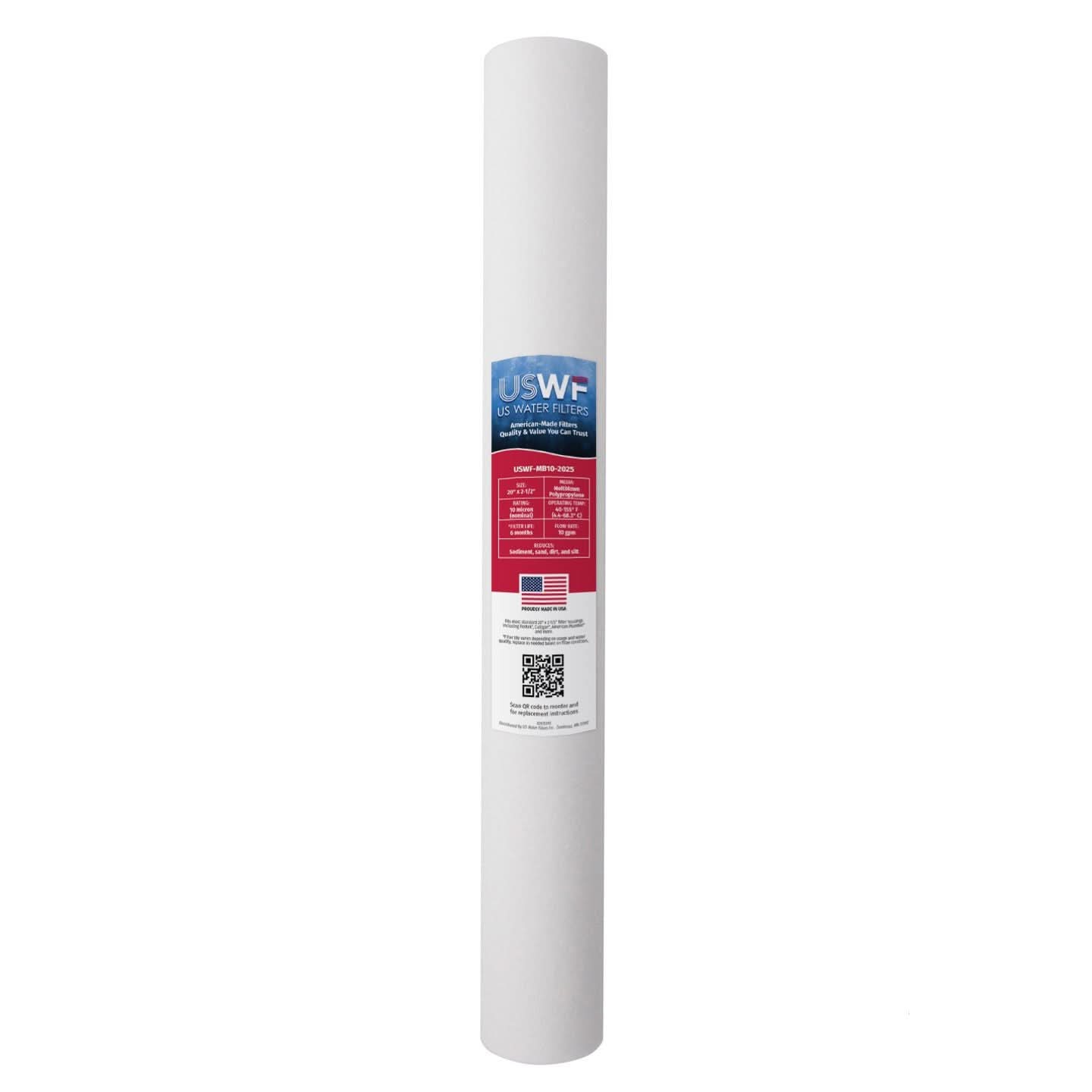 USWF 20" Melt Blown Sediment Filter, 10 Micron