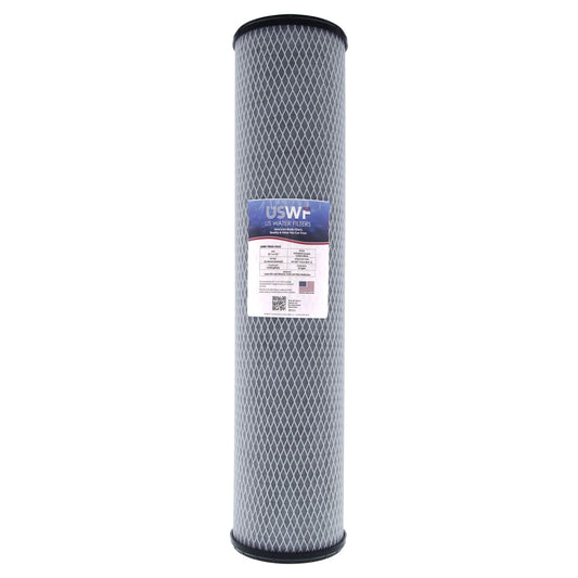USWF Lead Reducing Carbon Block Filter, 0.5 Micron 20"x4.5"