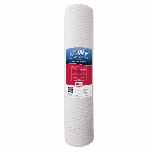 USWF 5 Micron String Wound Sediment Filter 20"x4.5"