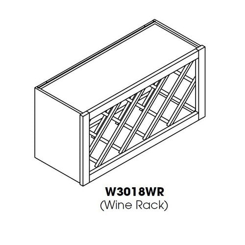 AW-W3018WR ( AW/TW/GW Wine Rack 30"Wx12"Dx18"H )
